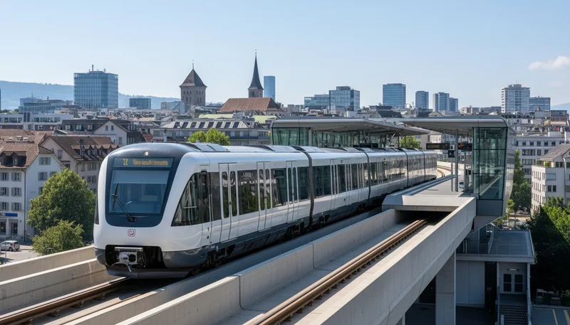 Switzerland Grants Concession for 3.6 km Automated M3 Metro in Lausanne
