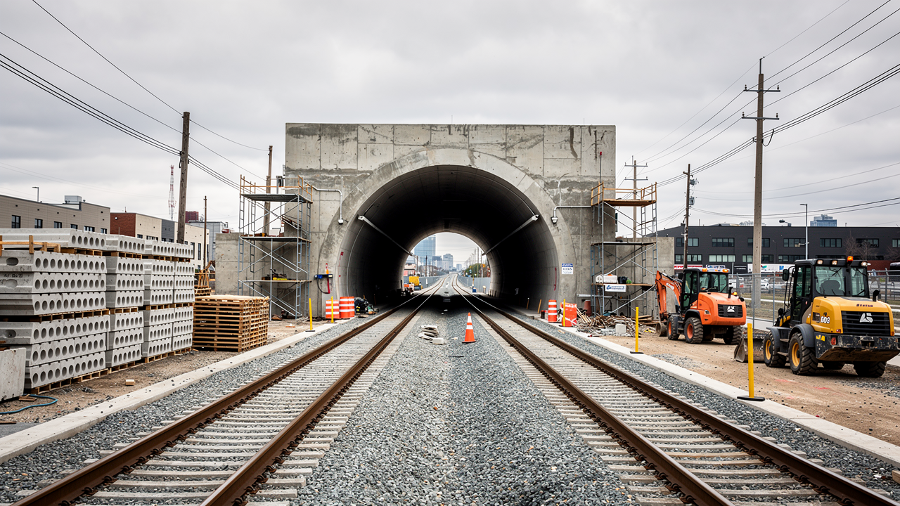 United States: Amtrak Advances B&P Tunnel Replacement, First TBM Launch Set for 2028