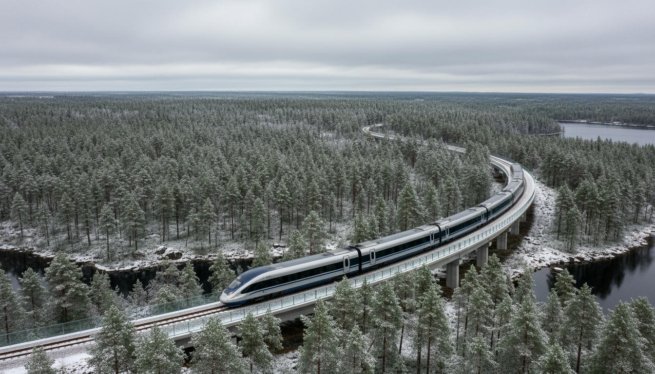 Sweden: First Alstom SJ250 High-Speed Train Begins Testing Ahead of Nordic Certification