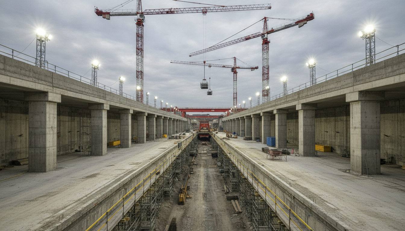 HS2 Completes First Six Underground Platforms at Old Oak Common