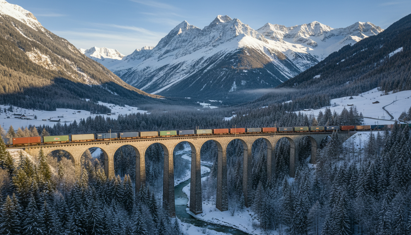 Switzerland Proposes EUR 515m to Keep Freight on Rail Through the Alps to 2035