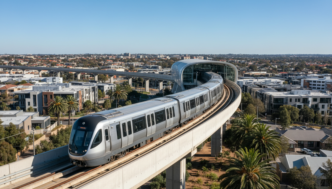 First Driverless Siemens Metro Train Arrives for Sydney's Airport Line