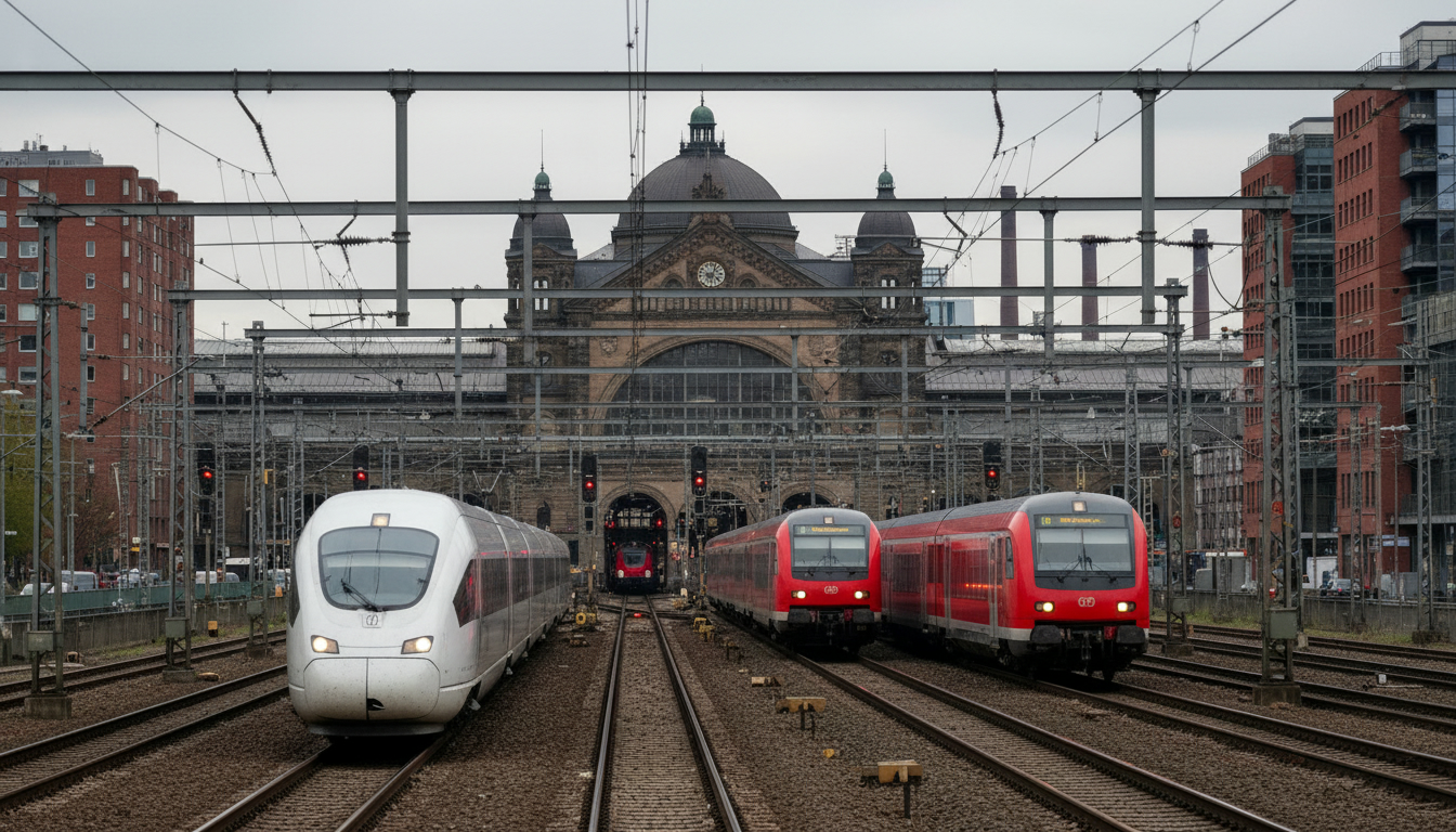 DB InfraGO Sues German Regulator Over Rail Capacity Caps on Busiest Routes